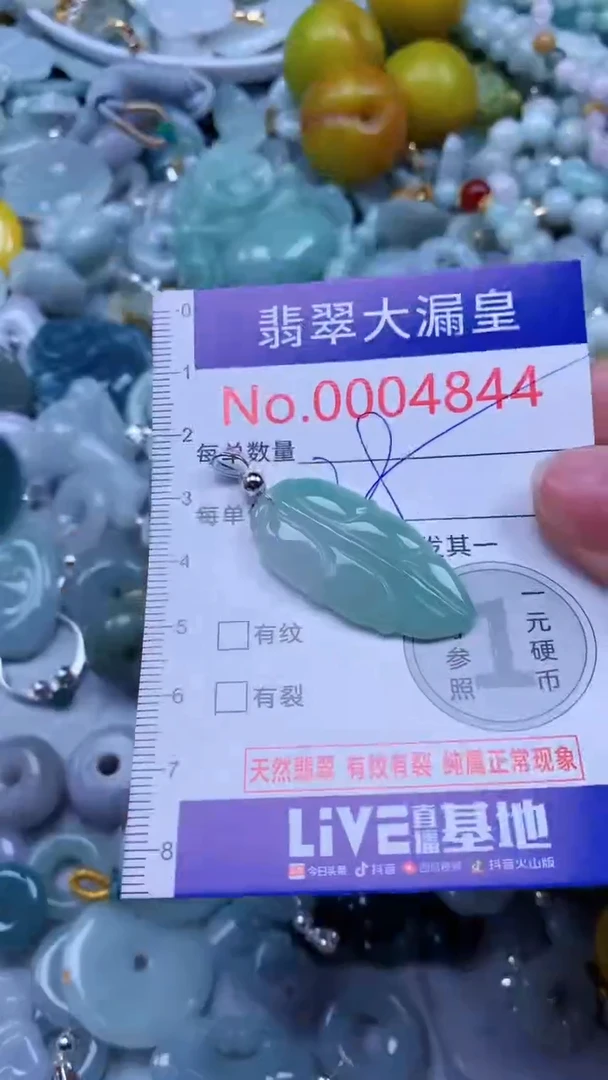 翡翠未镶嵌吊坠(不含链)4844