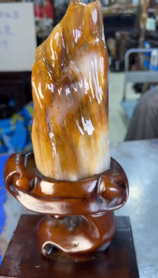 未镶嵌手串硅化玉5