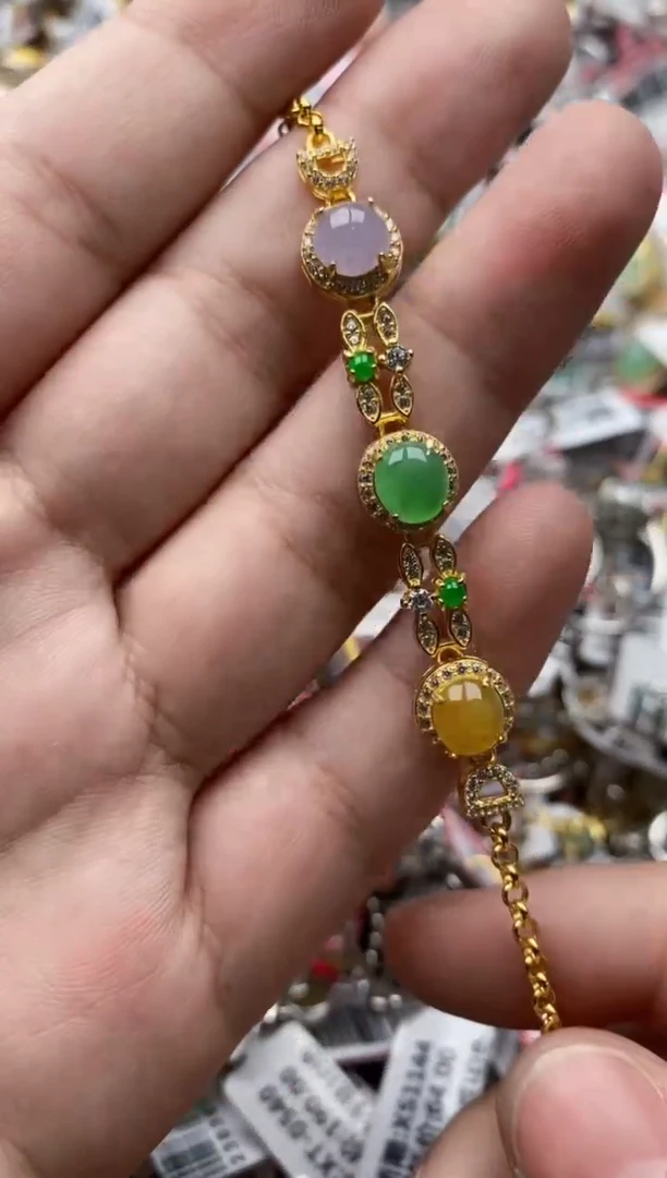 【闪购商品】翡翠戒指银S925镶嵌55555--6