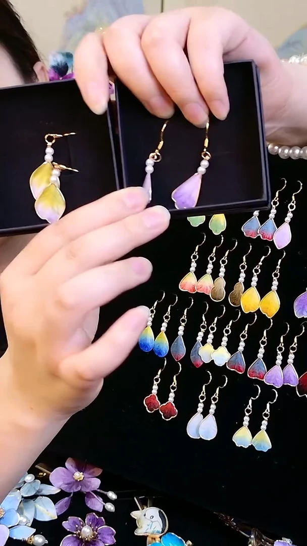 织绣纯手工非遗绒花