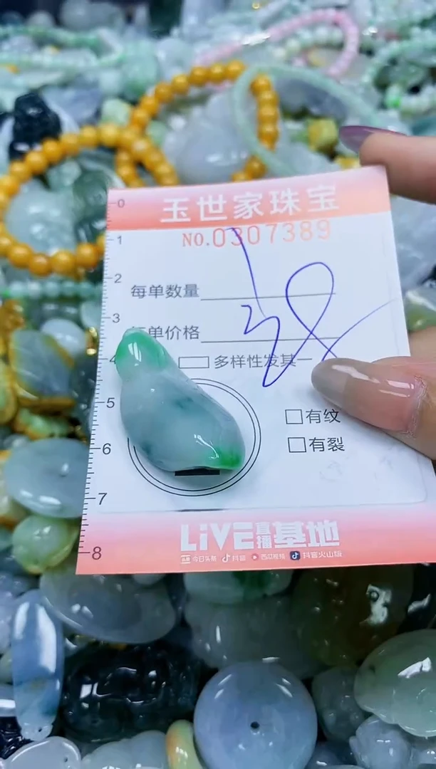 翡翠未镶嵌颈饰闪购0307389