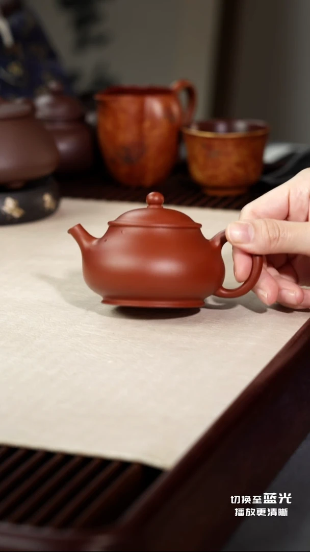 茶壶紫砂潘壶·和—朱泥—135CC