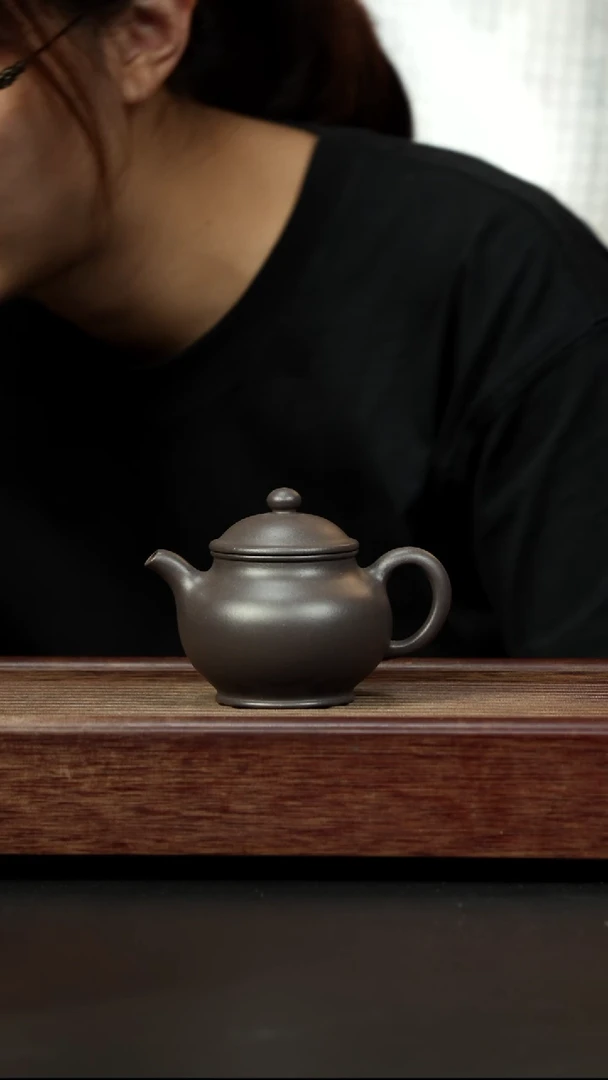 紫砂茶壶天青 潘壶