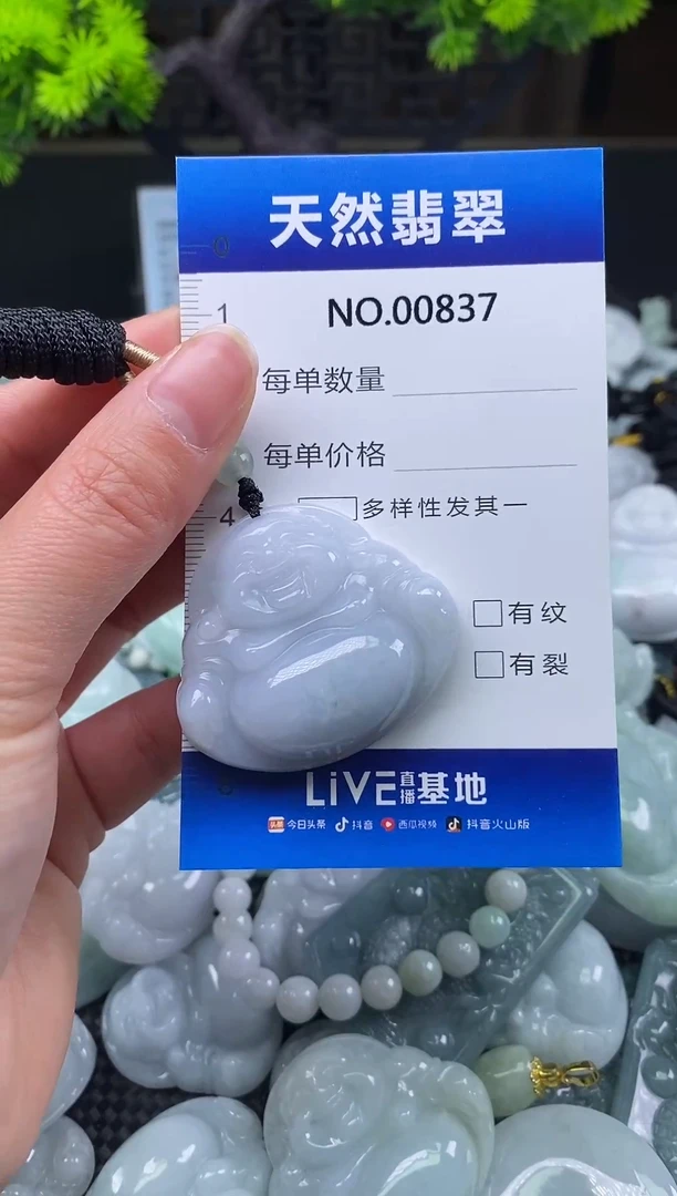 颈饰未镶嵌翡翠天然缅甸翡翠837