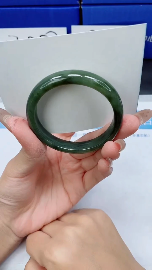 未镶嵌手镯石英质玉A140-52.7