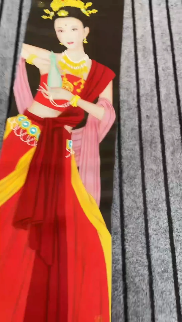 精品四尺对开人物