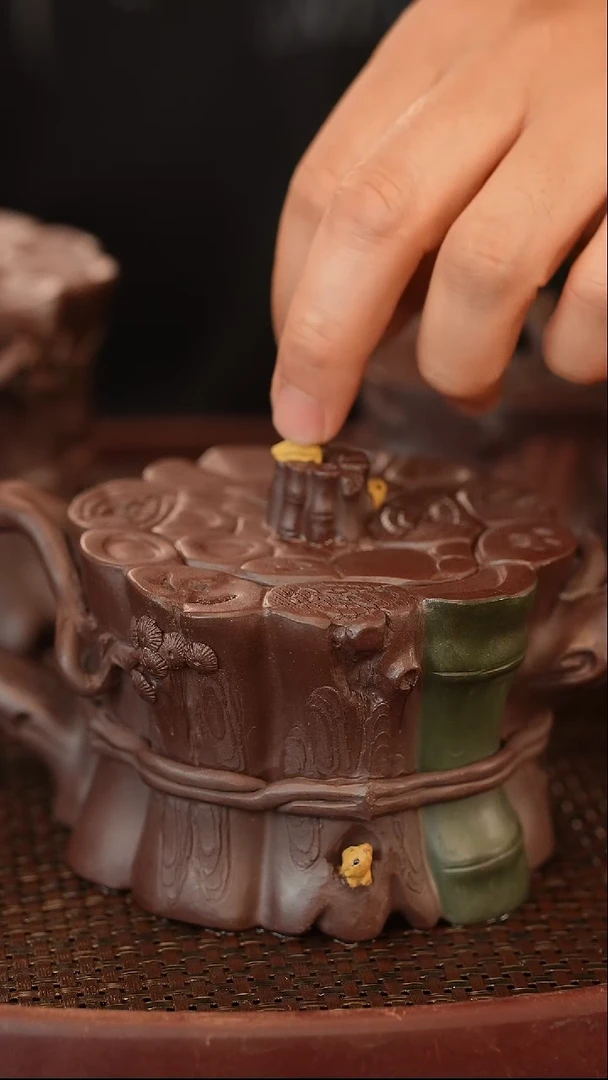 茶壶紫砂平*原矿手工制作 小