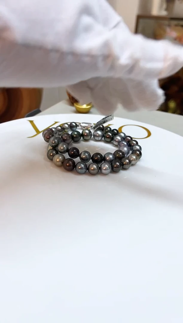 银S925镶嵌颈饰海水珍珠9-11mm