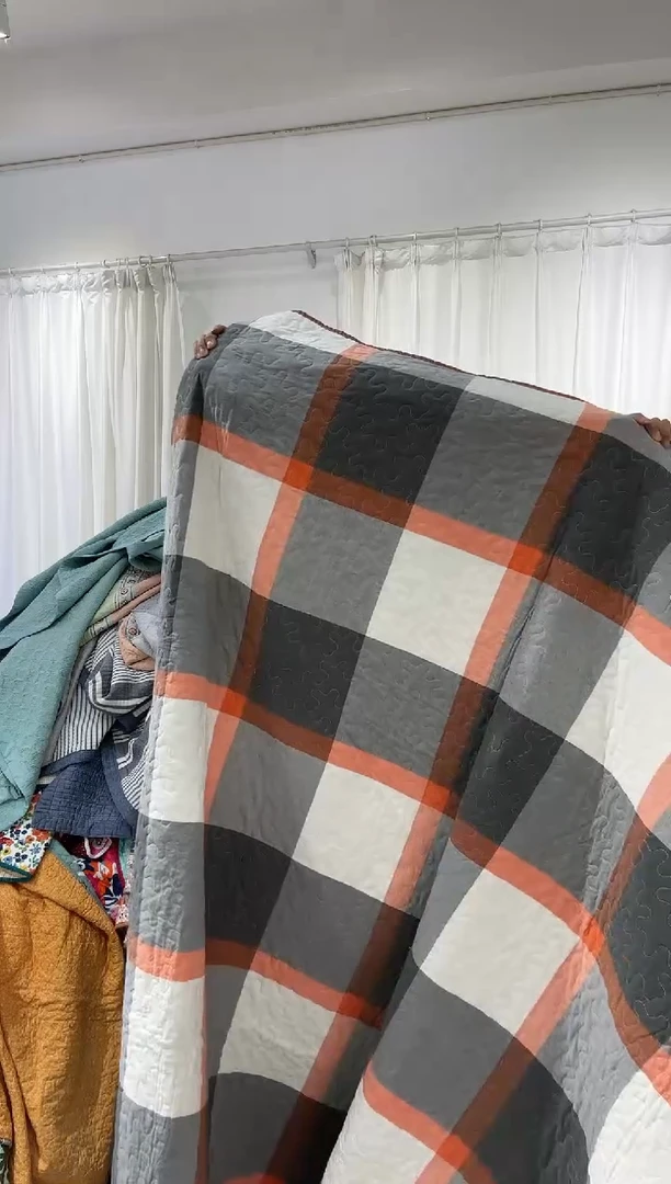 棉210*230纯棉床盖47号微瑕