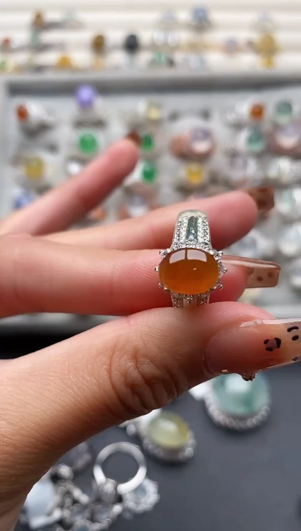 未镶嵌戒指翡翠6666666+6