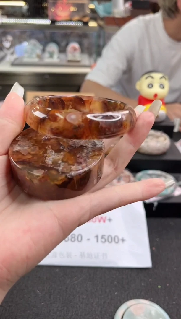 未镶嵌手镯石英质玉60圈口（赠品镯心）s999