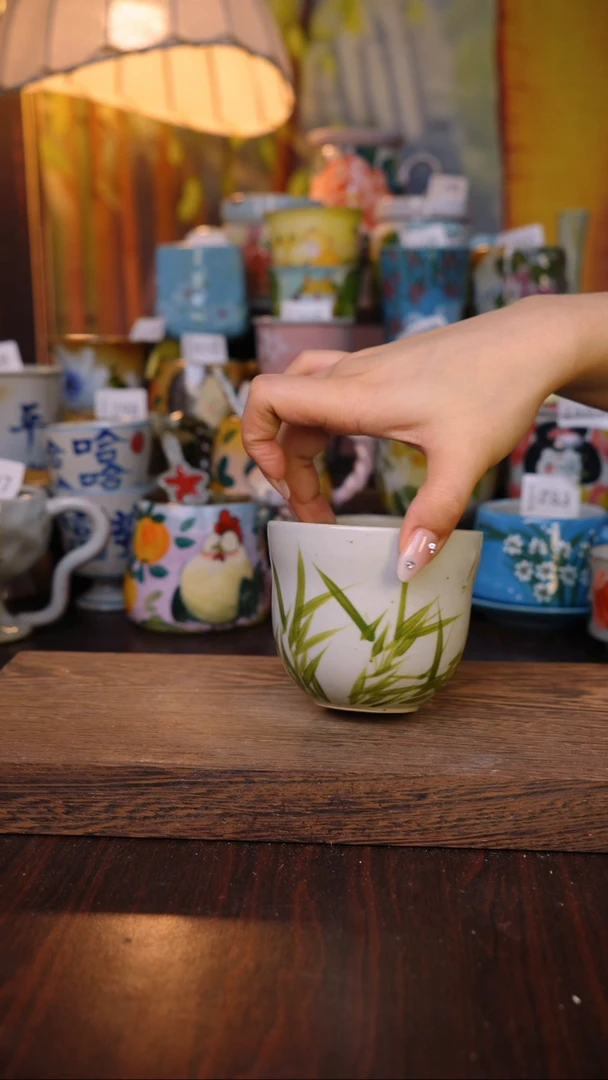 摆件泥垚手作 景德镇手工手绘器物