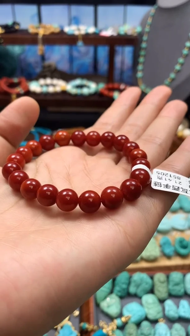 未镶嵌手链南红玛瑙漫***路精品南红手串