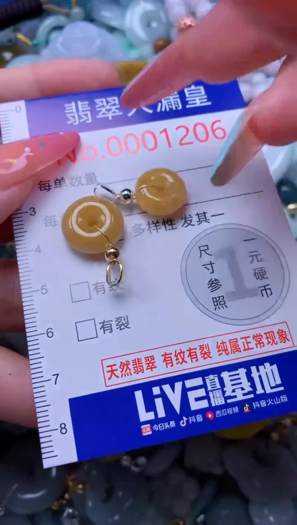 翡翠未镶嵌吊坠(不含链)1206