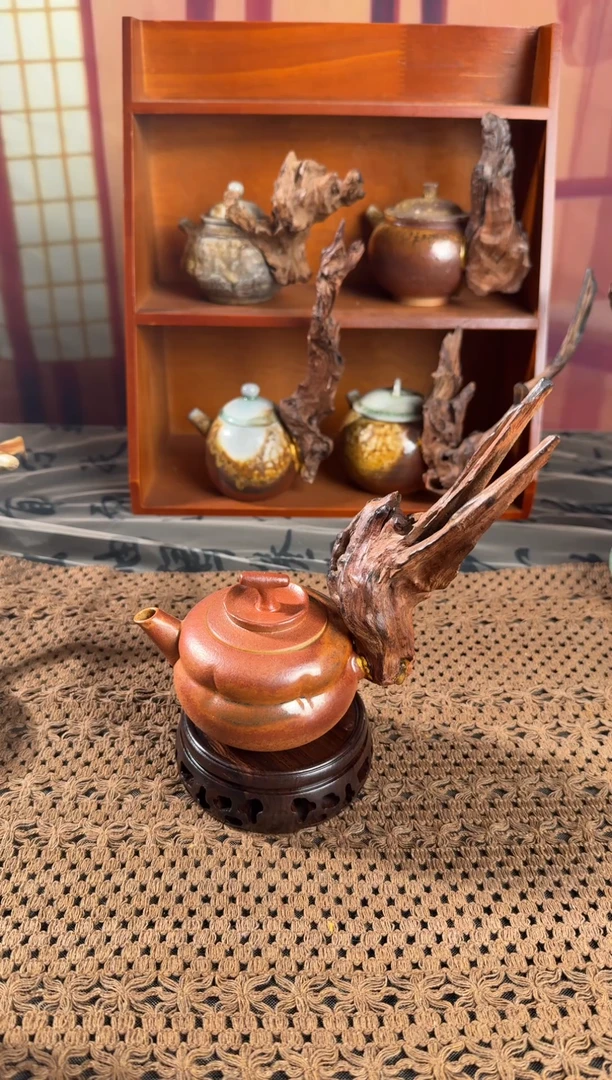 原创手工柴烧茶壶