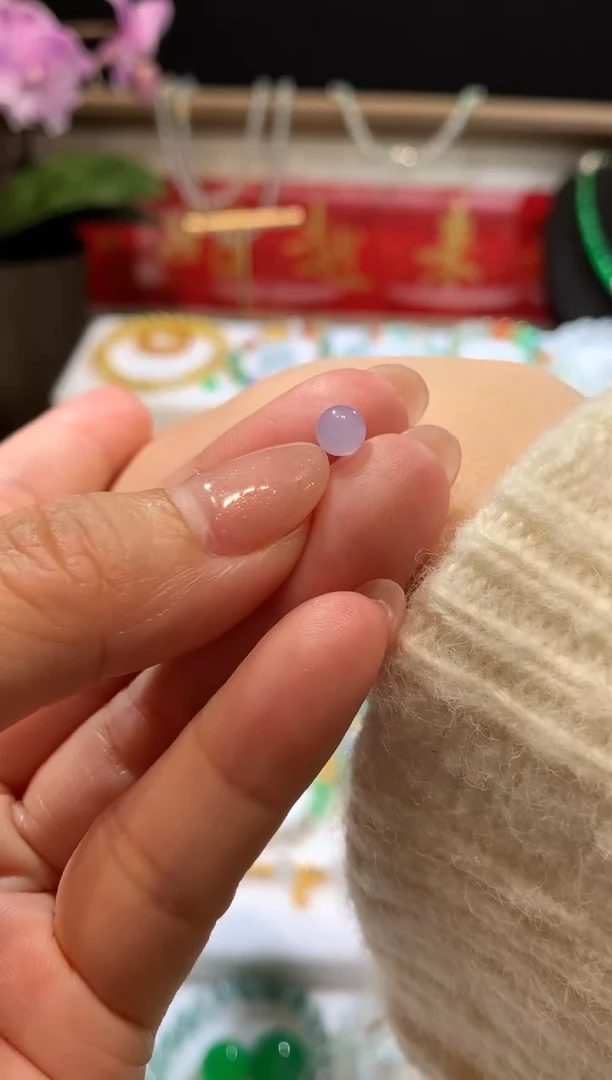 未镶嵌定制翡翠末****开5卡珠子