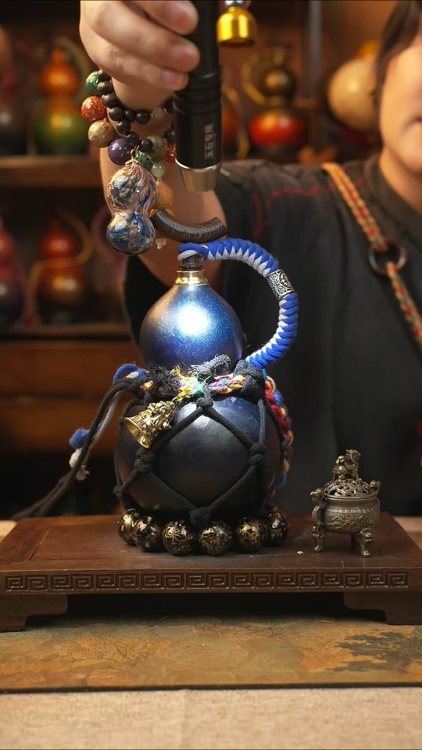 594大漆一物一拍记葫堂出品【不带手串】
