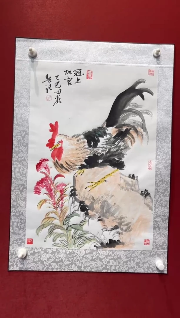 国画老师现场创作  6