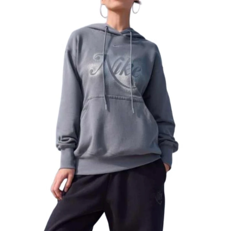 NIKE女款连帽运动休闲宽松长袖套头卫衣HQ4869084