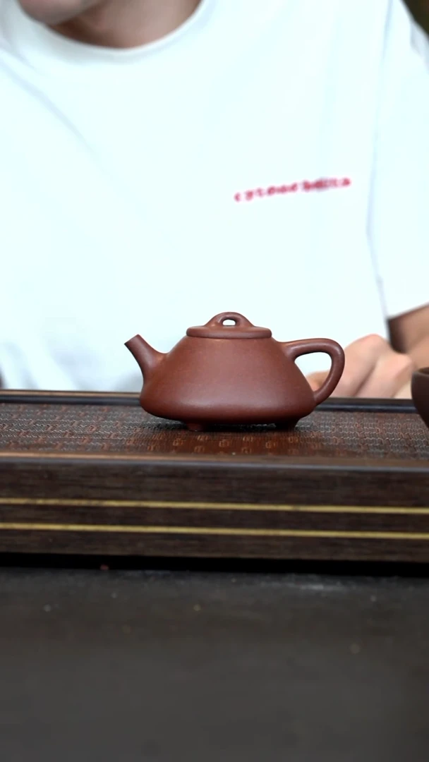 茶壶紫砂LLJ     全砂底槽青   子冶石瓢   全手工   170cc