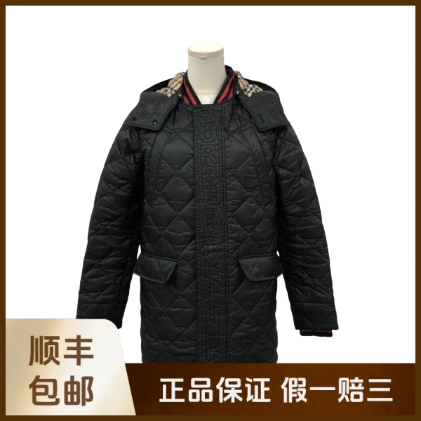 妃鱼/博柏利/聚酯纤维/棉服/95新/沐九30
