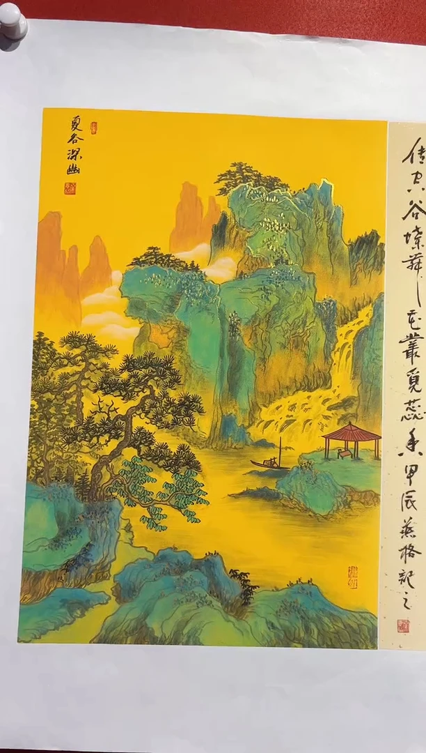国画秦燕格国画手绘作品Y13