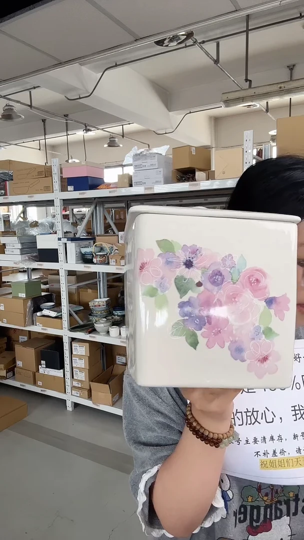 5ceramic蓝 花工房面包盒