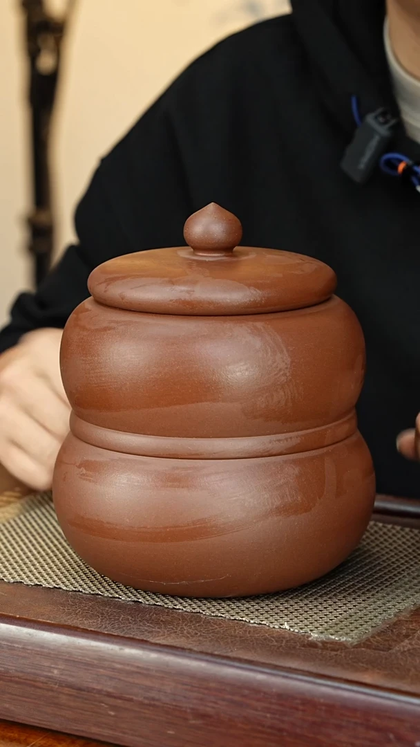 宜兴原矿紫砂茶叶罐