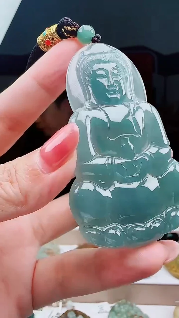 颈饰未镶嵌翡翠多样性发其一79472     大观音
