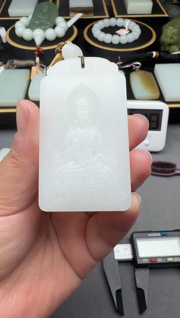 颈饰未镶嵌和田玉旺*4