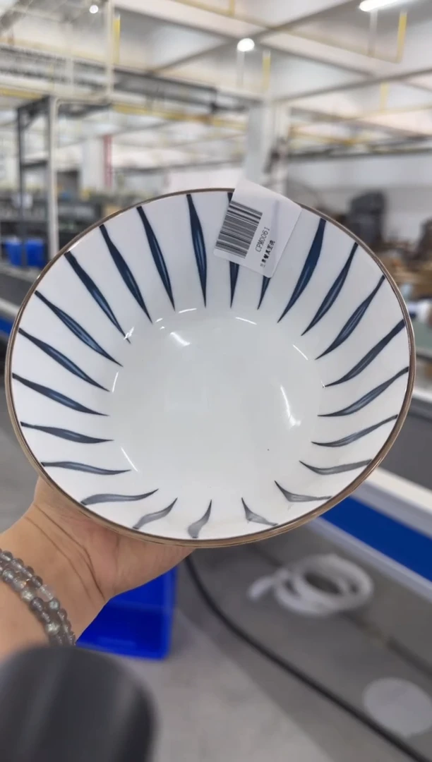 陶瓷兰草餐具面碗闪购微瑕