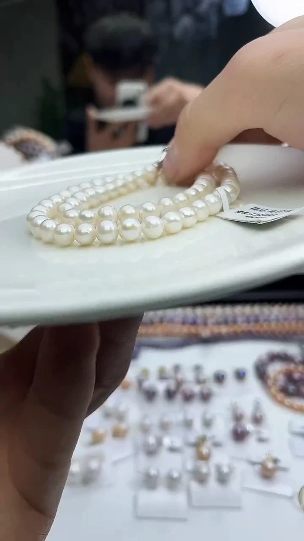 未镶嵌项链淡水珍珠（无）白色系6-7mm(多样性发一）