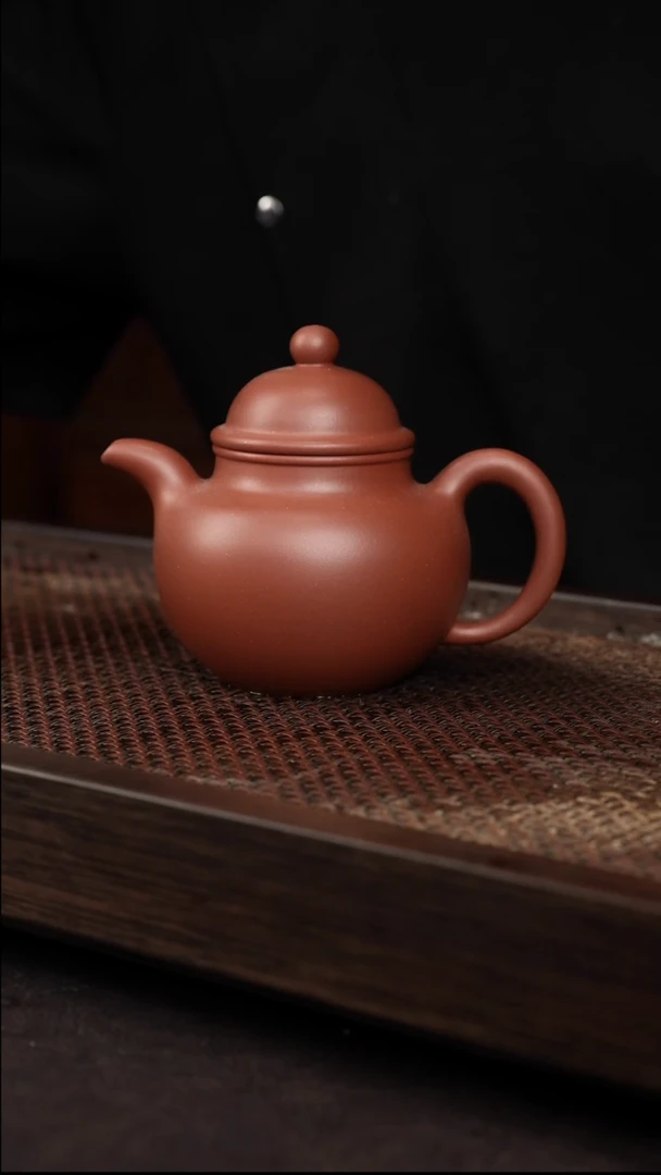 茶壶紫砂底槽清寿珍掇球【带矿标证书】