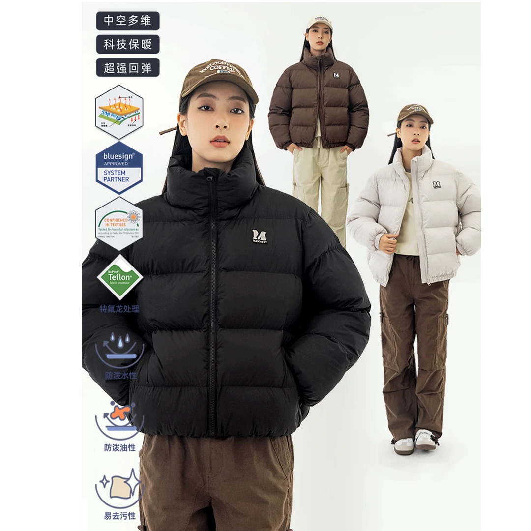 冬季美式复古情侣宽松短款立领棉服防泼水防风保暖外套潮