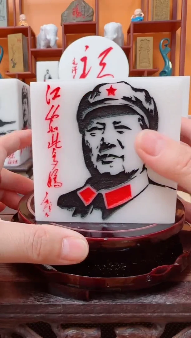 石材9×9×9汉白玉方墩带底座