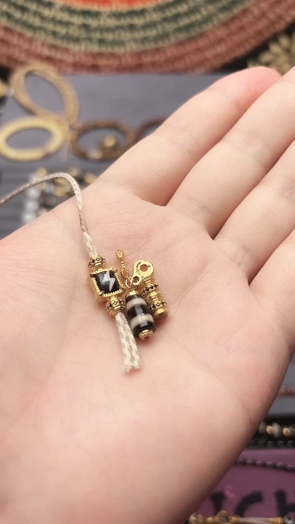 18K金镶嵌单珠玛瑙/玉髓然*251228045666