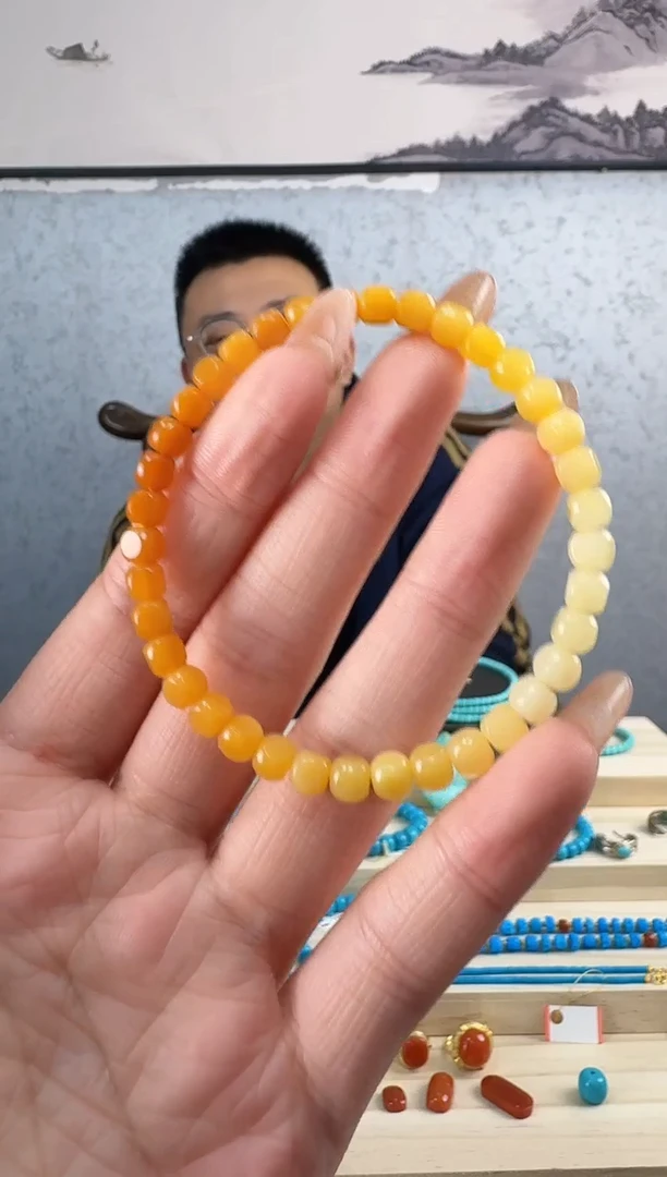 【闪购商品】石英质玉1未镶嵌方糖手串