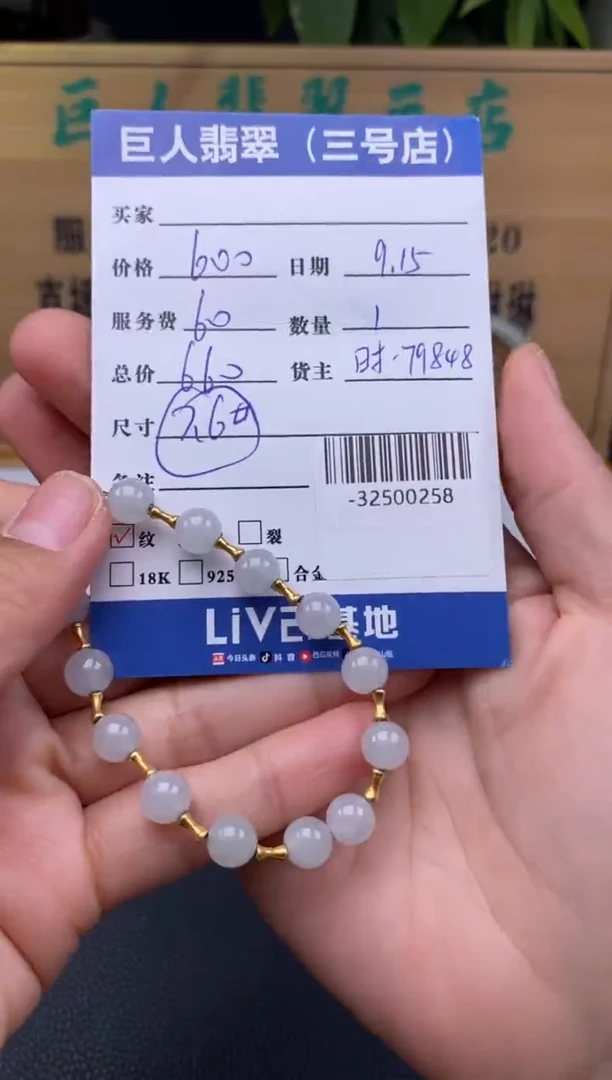 颈饰18K金镶嵌翡翠多人-32500258