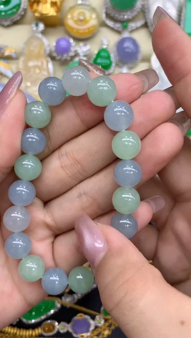 未镶嵌手串翡翠316-中国好珍宝