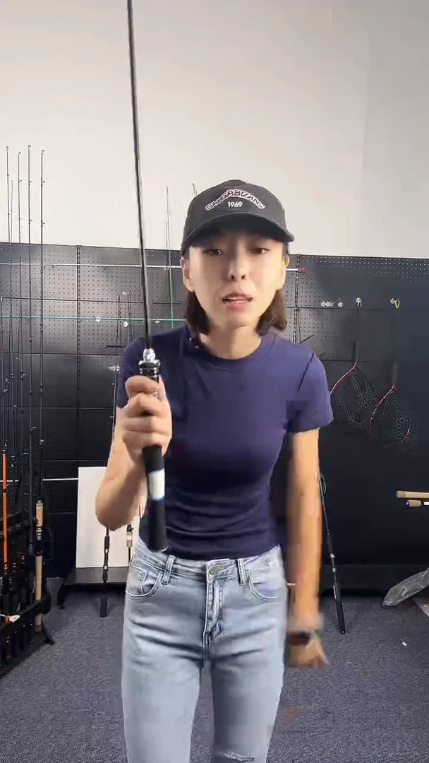 碳素（瑕疵杆没有售后 介意勿拍）黑色6号1.98米直柄
