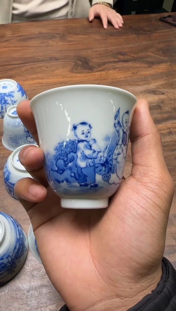 星**漫择善堂 童子风筝铃铛杯