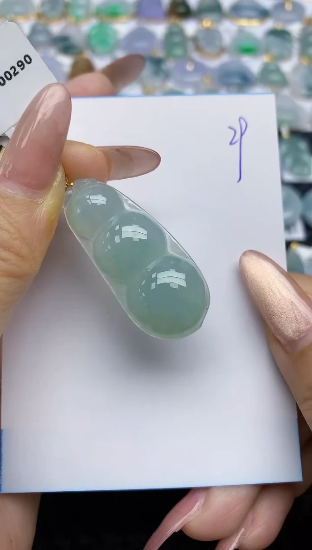 【闪购商品】翡翠颈饰18K金镶嵌天然A货翡翠 29