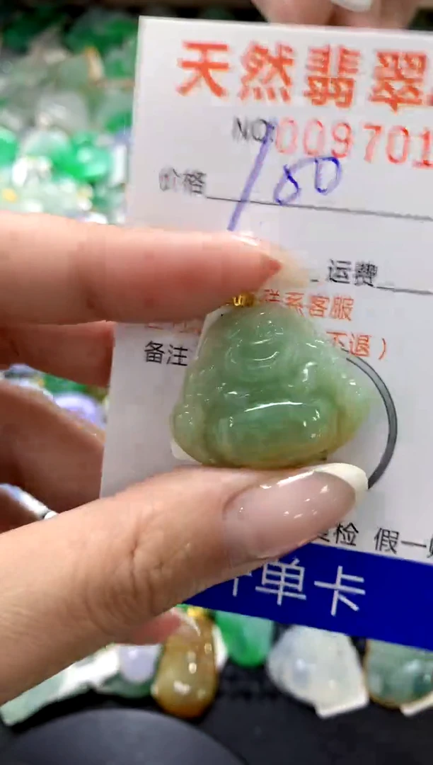 翡翠18K金镶嵌颈饰1111111111111111