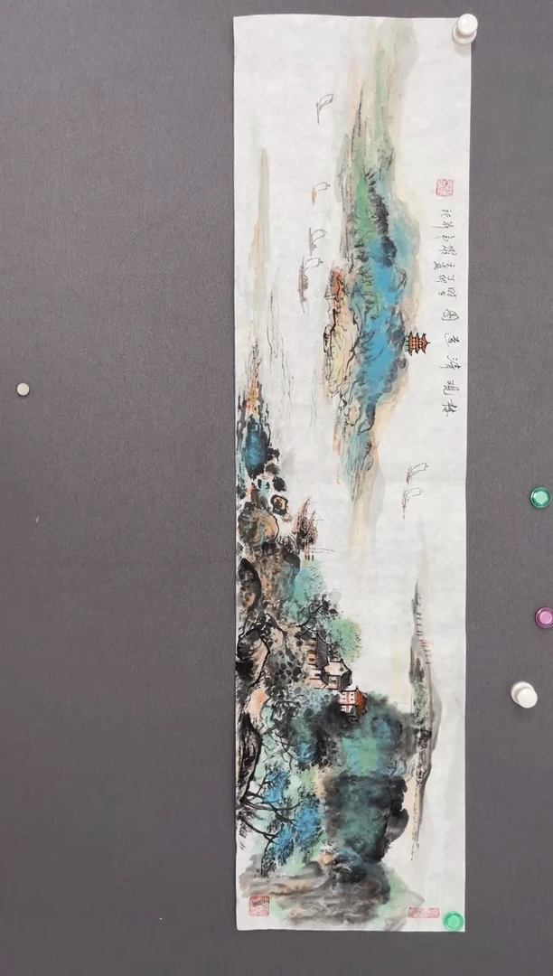 国画国画山水花鸟作品