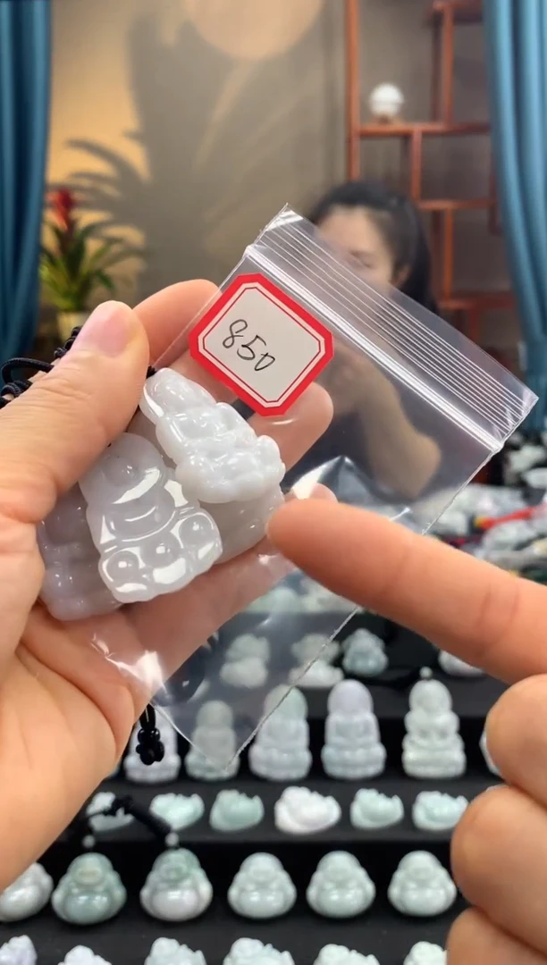 翡翠未镶嵌颈饰观音850多样性发一件