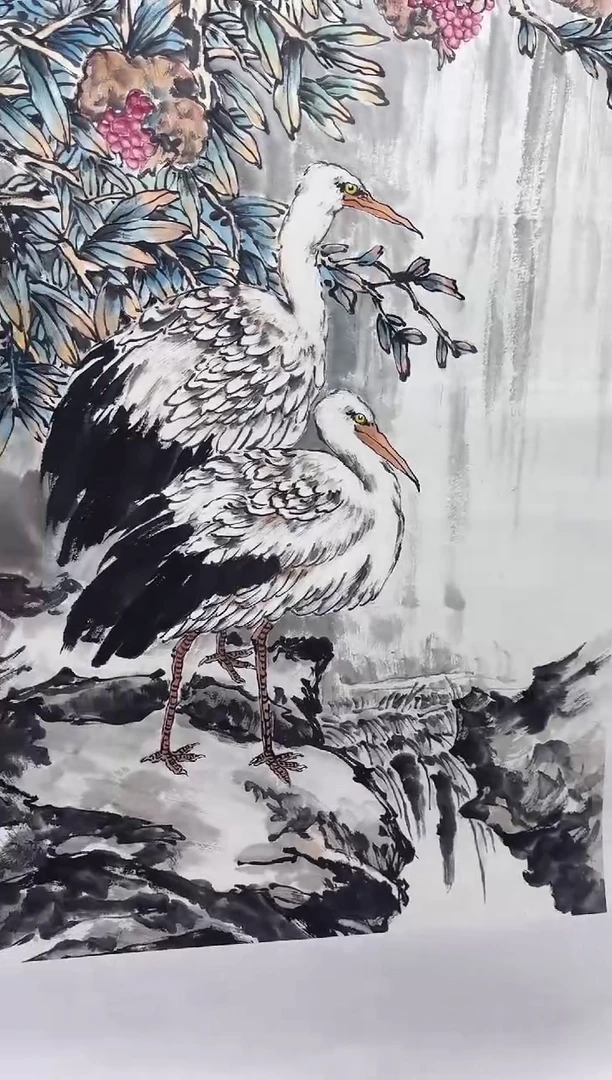 国画秦燕格国画手绘作品Y38