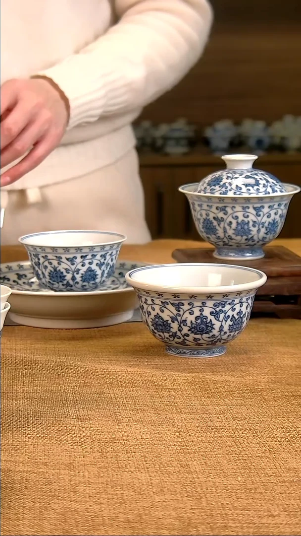 用****3景德镇莹焰堂茶具压手