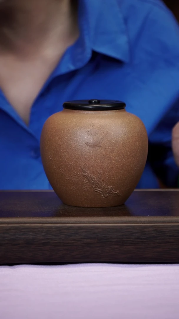 紫砂醒茶仓喜上眉梢醒茶仓段泥