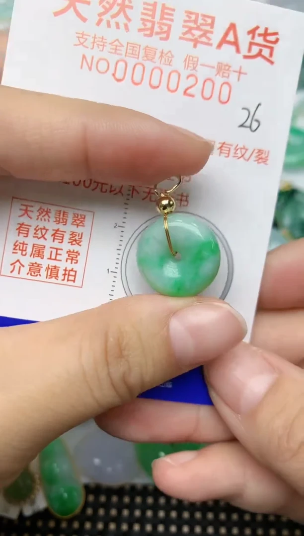 【闪购商品】翡翠颈饰未镶嵌26天然A货翡翠