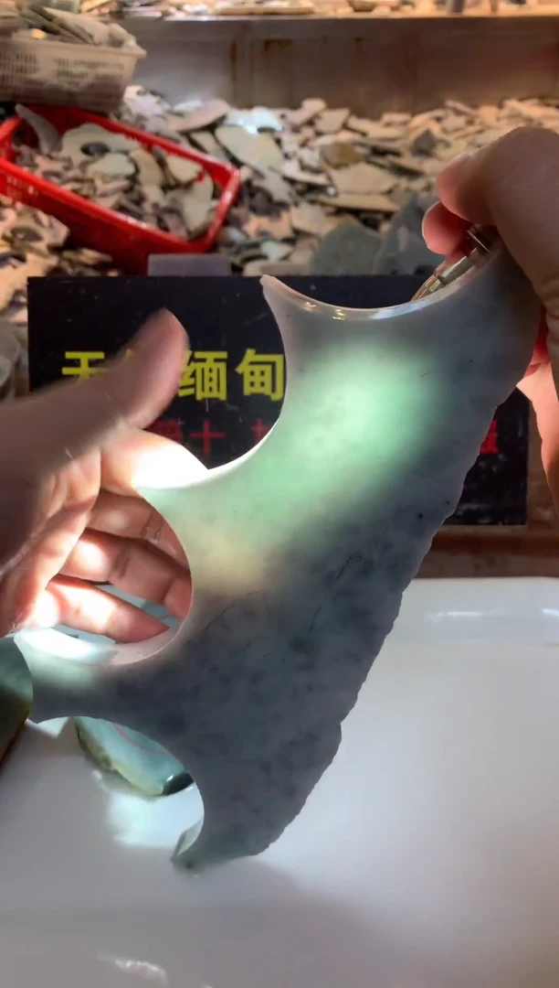 裸石翡翠0朗0翡翠珠宝318